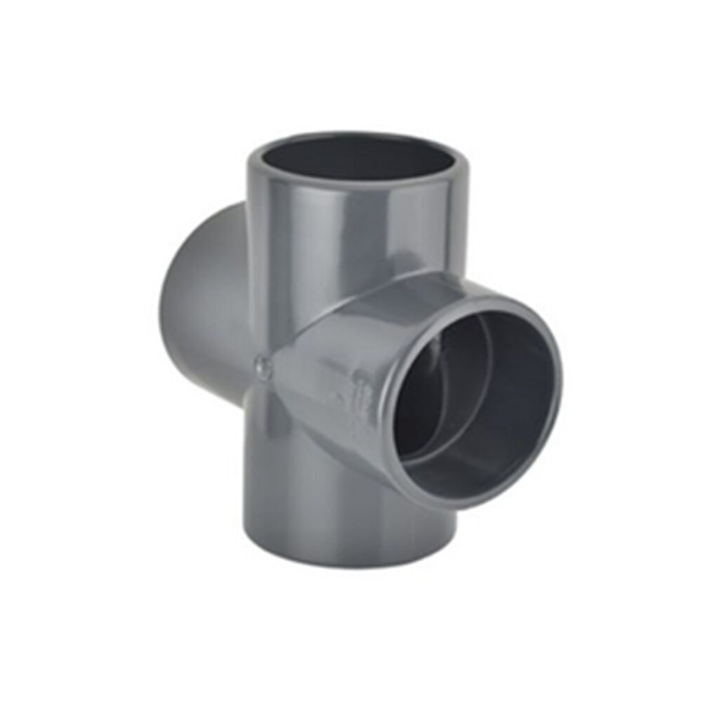 U-PVC 90° Xochsimon Mufta (Krestovina)